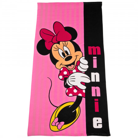 Disney Minnie Mouse Character Microfiber 27x54" Beach Towel